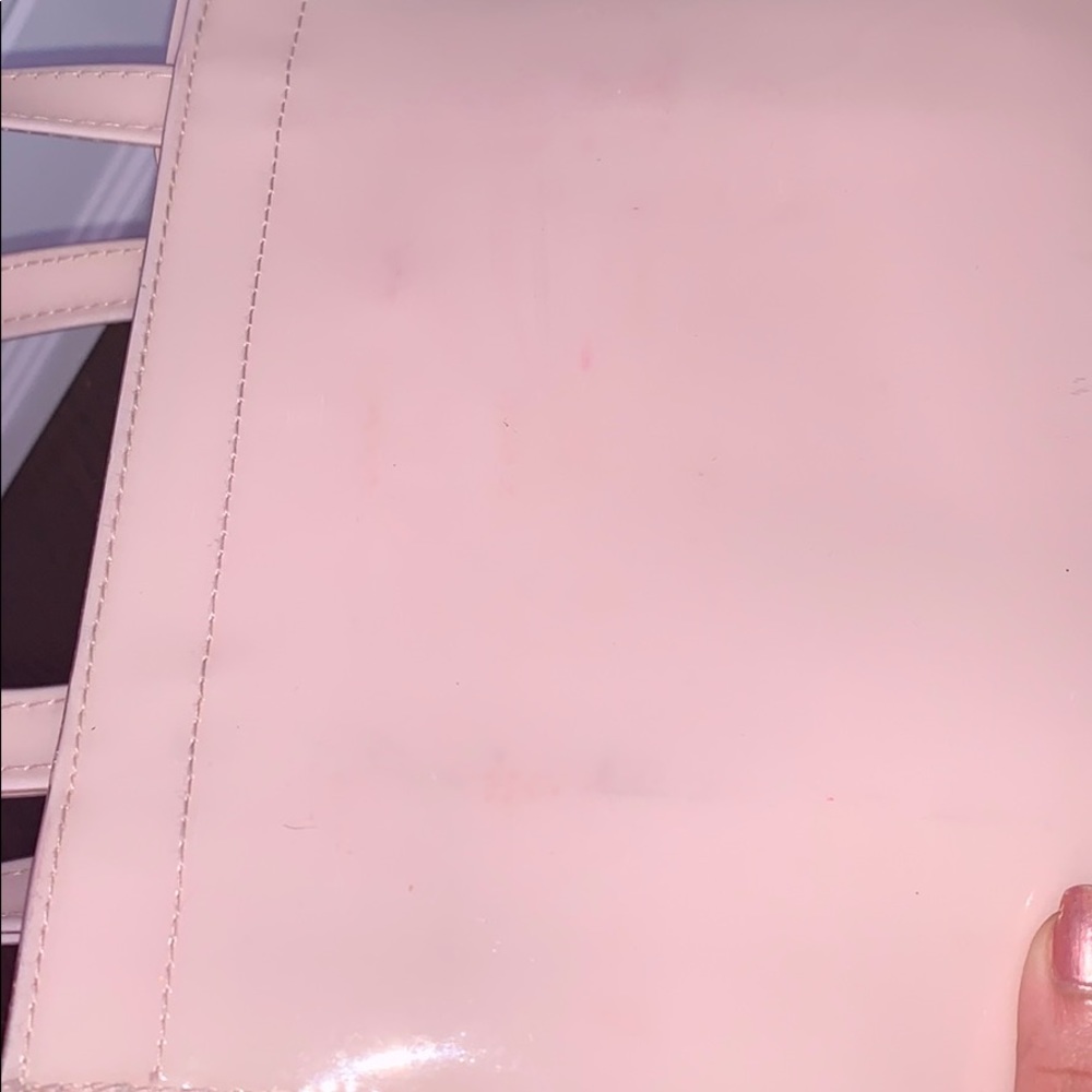 SOLD Ted Baker Pink Shiny Small Bow Shopper Bag - Picture 7 of 9